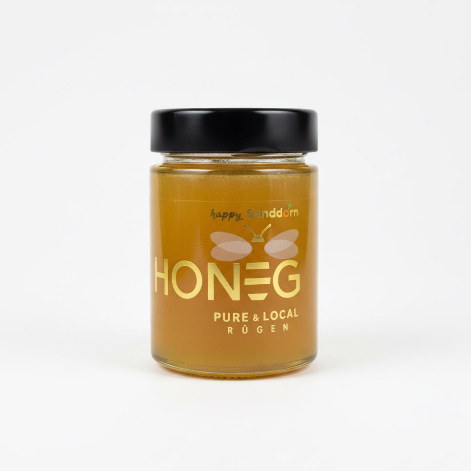 Frühblüte mit Tonkabohnenblüte Honig