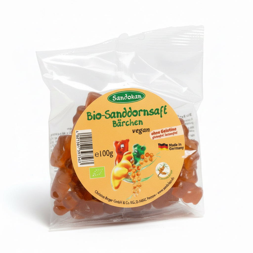 Sanddorn Gummibärchen - vegan
