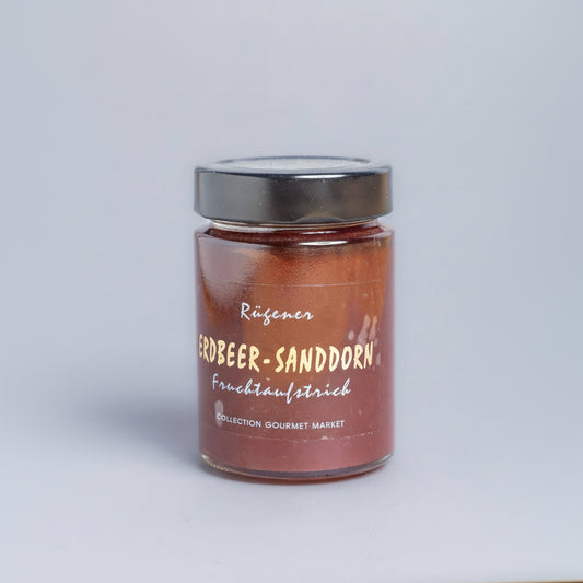 Fruchtaufstrich Erdbeer-Sanddorn