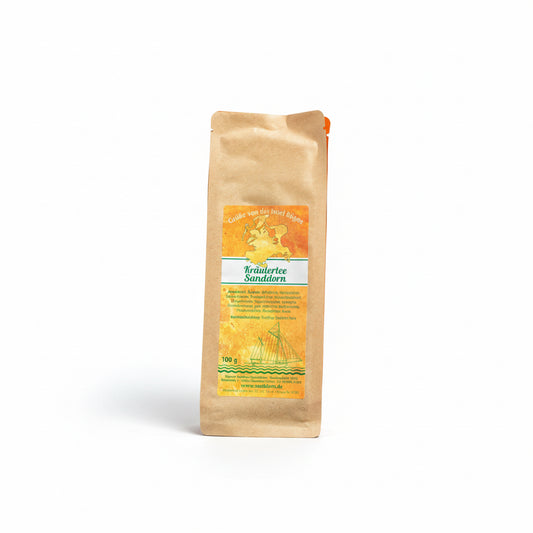 Kräuter-Tee mit Sanddorn