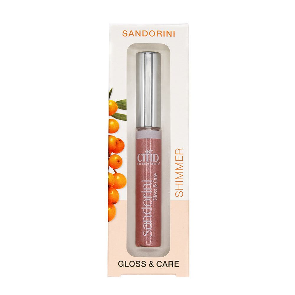 Gloss & Care Lipgloss shimmer Sandorini 6ml - CMD Naturkosmetik